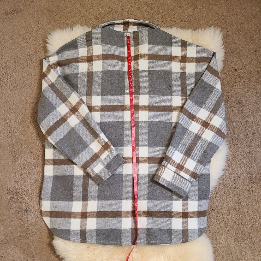 Plaid Oversized Soft Shacket - Large  NWT - Picture 10 of 10